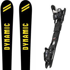 comparer et trouver le meilleur prix du ski Dynamic Vr perf gs + perf x12 noir / jaune sur Sportadvice