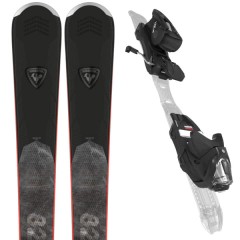 comparer et trouver le meilleur prix du ski Rossignol Experience 82 ti + nx 12 konect gw b90 blk chrom gris / rouge / noir sur Sportadvice