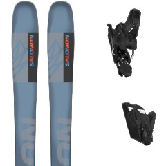 comparer et trouver le meilleur prix du ski Salomon Qst 92 copen blue/yellow/neon + bleu / gris sur Sportadvice