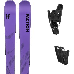 comparer et trouver le meilleur prix du ski Faction Agent 2x + violet / noir sur Sportadvice