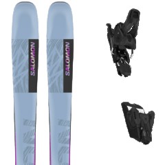 comparer et trouver le meilleur prix du ski Salomon Qst lux 92 airy + bleu / blanc / gris sur Sportadvice