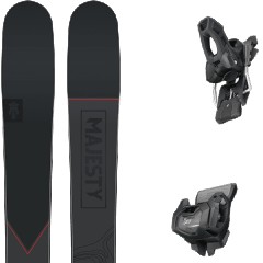 comparer et trouver le meilleur prix du ski Majesty Vanguard carbon + noir / rouge sur Sportadvice