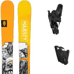 comparer et trouver le meilleur prix du ski Majesty Dirty bear xl + jaune / noir / blanc sur Sportadvice