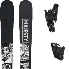 comparer et trouver le meilleur prix du ski Majesty Vandal + noir / blanc sur Sportadvice