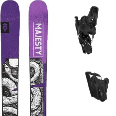 comparer et trouver le meilleur prix du ski Majesty Vesper + violet / noir / blanc sur Sportadvice