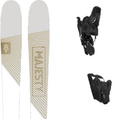 comparer et trouver le meilleur prix du ski Majesty Adventure lady + blanc / jaune / gris sur Sportadvice