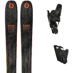 comparer et trouver le meilleur prix du ski Blizzard Rustler 10 + noir / orange sur Sportadvice