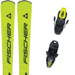 comparer et trouver le meilleur prix du ski Fischer Rc4 power ti ar + rs 10 pr gris / jaune / noir sur Sportadvice