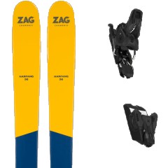 comparer et trouver le meilleur prix du ski Zag H96 + jaune / bleu sur Sportadvice