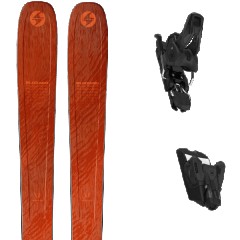 comparer et trouver le meilleur prix du ski Blizzard Rustler 9 + orange / noir sur Sportadvice