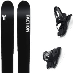 comparer et trouver le meilleur prix du ski Faction La machine g grom + noir / blanc / violet sur Sportadvice