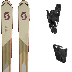 comparer et trouver le meilleur prix du ski Scott Pure free 90ti w + violet / beige sur Sportadvice