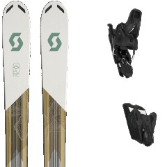 comparer et trouver le meilleur prix du ski Scott Pure mission 98ti w + beige / vert / marron sur Sportadvice