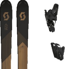 comparer et trouver le meilleur prix du ski Scott Pure pro 109 ti + marron / noir sur Sportadvice