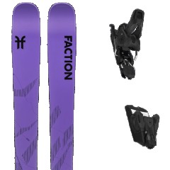 comparer et trouver le meilleur prix du ski Faction Agent 2x + violet / noir sur Sportadvice