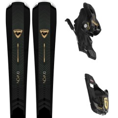 comparer et trouver le meilleur prix du ski Rossignol Nova 10 + xpress w 11 gw b83 black gold noir / vert sur Sportadvice