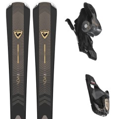 comparer et trouver le meilleur prix du ski Rossignol Nova 8 + xpress w 11 gw b83 grey bronze noir / jaune sur Sportadvice