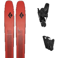 comparer et trouver le meilleur prix du ski Black Diamond Impulse pro 114 ti + rouge / noir sur Sportadvice