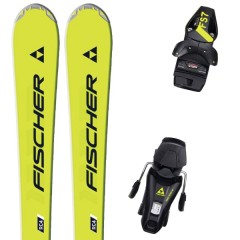 comparer et trouver le meilleur prix du ski Fischer Rc4 pro jrs + fs 7 ca jaune / noir sur Sportadvice