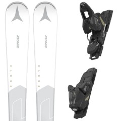 comparer et trouver le meilleur prix du ski Atomic Cloud c8 white/grey + m 10 gw black/gold blanc / gris sur Sportadvice