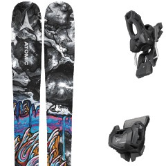 comparer et trouver le meilleur prix du ski Atomic Bent 85 black/multicolor + multicolore / noir sur Sportadvice