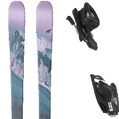 comparer et trouver le meilleur prix du ski Nordica Santa ana 80 s aqua/violet + rose / vert / noir sur Sportadvice