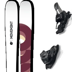 comparer et trouver le meilleur prix du ski Movement Fly 90 w white/purple + blanc / violet sur Sportadvice