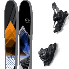 comparer et trouver le meilleur prix du ski Icelantic Ski Ictic pioneer 86 + noir / bleu / orange sur Sportadvice