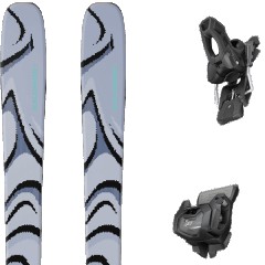 comparer et trouver le meilleur prix du ski Salomon Qst 100 cosmic sky + blanc / gris sur Sportadvice