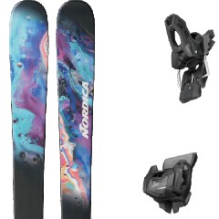 comparer et trouver le meilleur prix du ski Nordica Unleashed 98 oilslick/turquoise + noir / bleu / multicolore sur Sportadvice