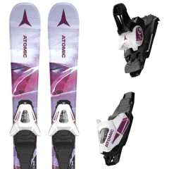 comparer et trouver le meilleur prix du ski Atomic Maven girl 70-90 + c 5 gw white/pink violet / rose sur Sportadvice
