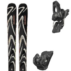 comparer et trouver le meilleur prix du ski Salomon Qst 94 black/almond milk/fusion coral + noir sur Sportadvice