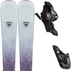 comparer et trouver le meilleur prix du ski Rossignol Experience w 82 basalt + xpress w 11 gw shiniy black violet / gris sur Sportadvice