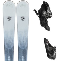comparer et trouver le meilleur prix du ski Rossignol Experience w 80 carbon + xpress w 11 gw shiny black gris / bleu sur Sportadvice