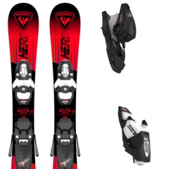 comparer et trouver le meilleur prix du ski Rossignol Hero pro + team 4 gw black gris / rouge sur Sportadvice