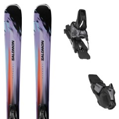 comparer et trouver le meilleur prix du ski Salomon Stance pro 86 c violet tulip/nasturtium + mi12 gw black/cst violet / noir sur Sportadvice