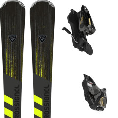 comparer et trouver le meilleur prix du ski Rossignol Forza 50 v-cam + nx 12 konect gw black/gold gris / jaune sur Sportadvice