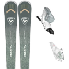 comparer et trouver le meilleur prix du ski Rossignol Arcade w 82 grey/almond + xpress w 11 gw white/almond gris / vert sur Sportadvice
