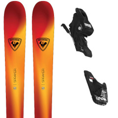comparer et trouver le meilleur prix du ski Rossignol Sprayer pro red/yellow + xpress 10 gw black rouge / orange / jaune sur Sportadvice