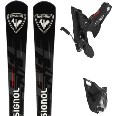 comparer et trouver le meilleur prix du ski Rossignol Hero master lt r22 + spx 14 rockerace black red noir sur Sportadvice