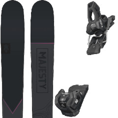 comparer et trouver le meilleur prix du ski Majesty Havoc 110 carbon + noir / violet sur Sportadvice
