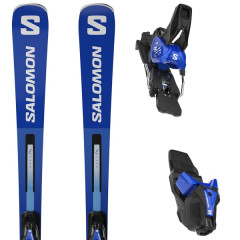 comparer et trouver le meilleur prix du ski Salomon S/race sl 10 + mi12 gw blue/white bleu / blanc sur Sportadvice