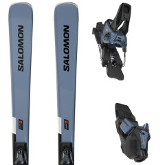 comparer et trouver le meilleur prix du ski Salomon S/max 10 + mi12 gw copen blue/black/white bleu / noir / blanc sur Sportadvice
