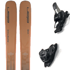 comparer et trouver le meilleur prix du ski Elan Ripstick 108 grey/orange + marron / noir sur Sportadvice