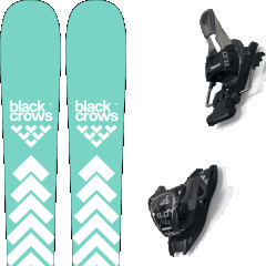 comparer et trouver le meilleur prix du ski Black Crows Captis birdie turquoise + bleu / blanc sur Sportadvice