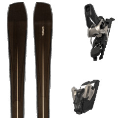 comparer et trouver le meilleur prix du ski Simply Carver dark brown + noir sur Sportadvice