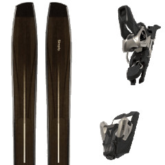 comparer et trouver le meilleur prix du ski Simply Celebration dark brown + noir sur Sportadvice