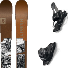 comparer et trouver le meilleur prix du ski Majesty Dirty bear xl brown + marron sur Sportadvice