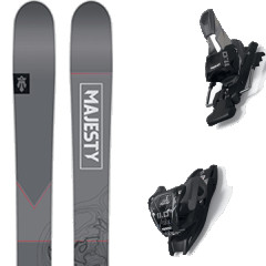 comparer et trouver le meilleur prix du ski Majesty Vanguard 108 ti grey/red + gris sur Sportadvice