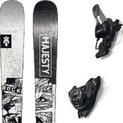comparer et trouver le meilleur prix du ski Majesty Vandal white/black + blanc sur Sportadvice